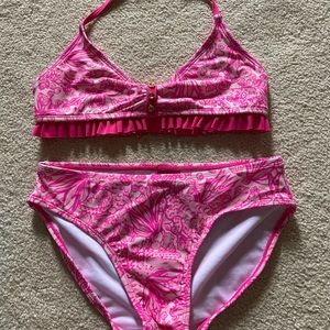 Girls Lilly Pulitzer Bikini Set Size 10-12
